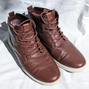 Ben Sherman Leather High Top Sneakers